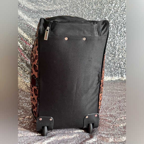 DEJUNO Large Cheetah Stripes Carry On Travel Bag Suitcase - Picture 11 of 16